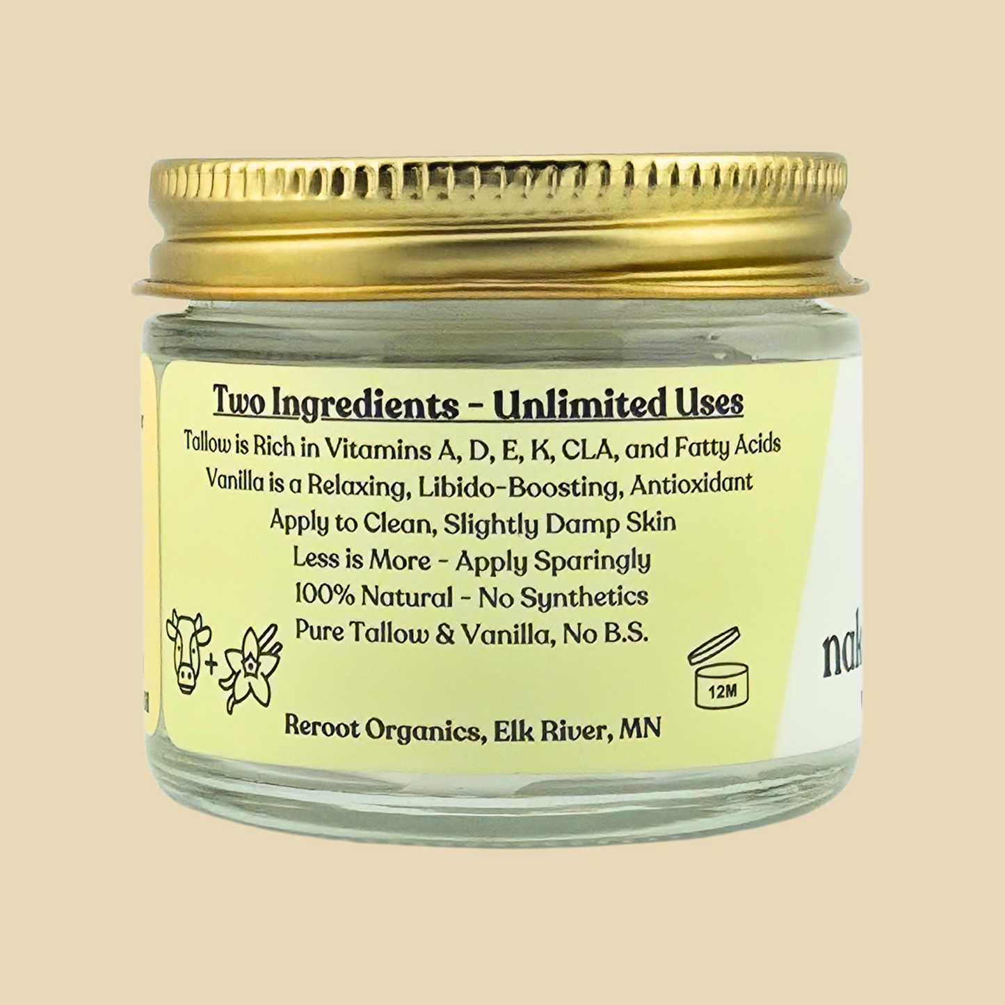 Vanilla Naked Tallow Balm
