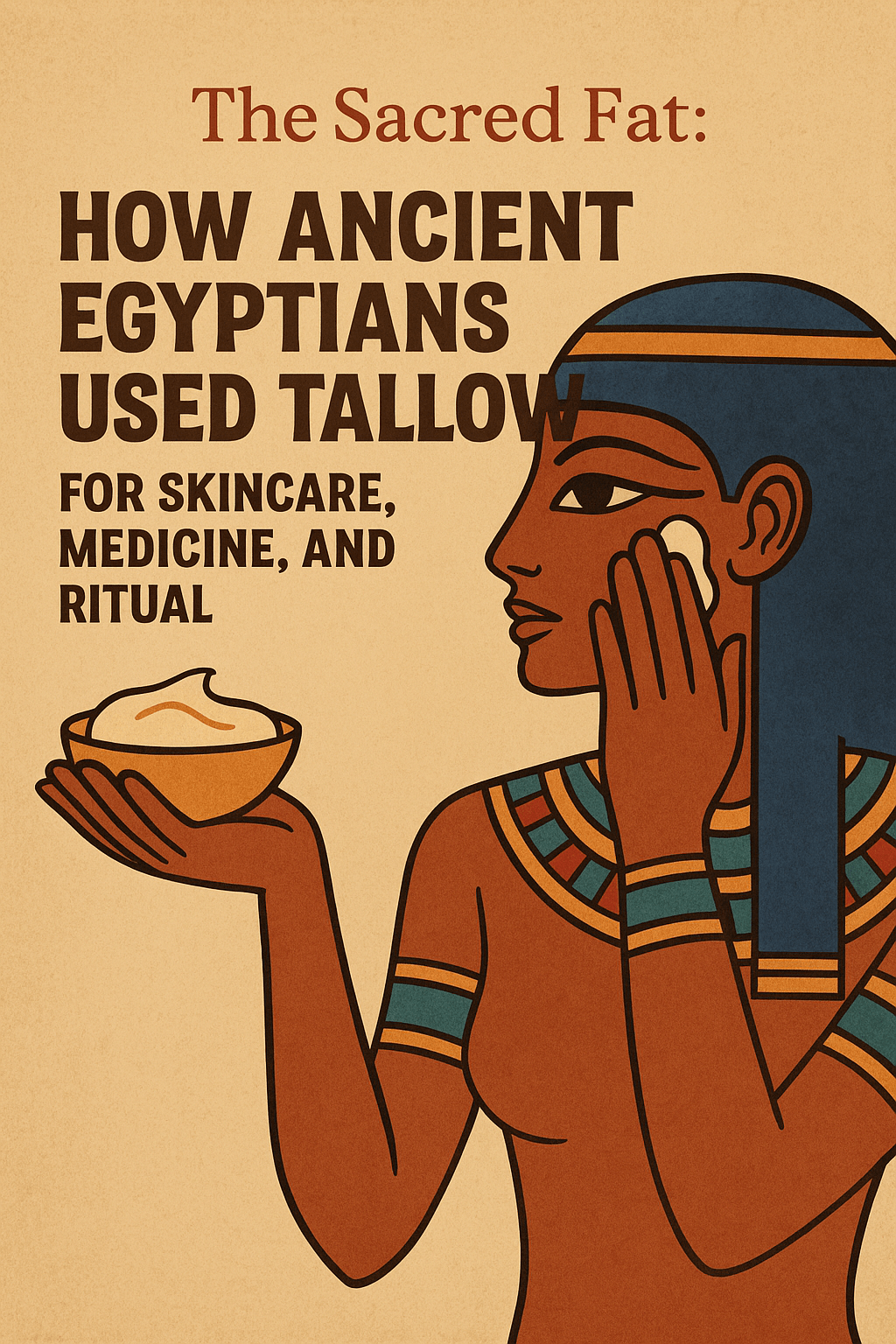 Throwback Thursday - The Sacred Fat: How Ancient Egyptians Used Tallow for Skincare, Medicine, Ritual — and More - Reroot Organics