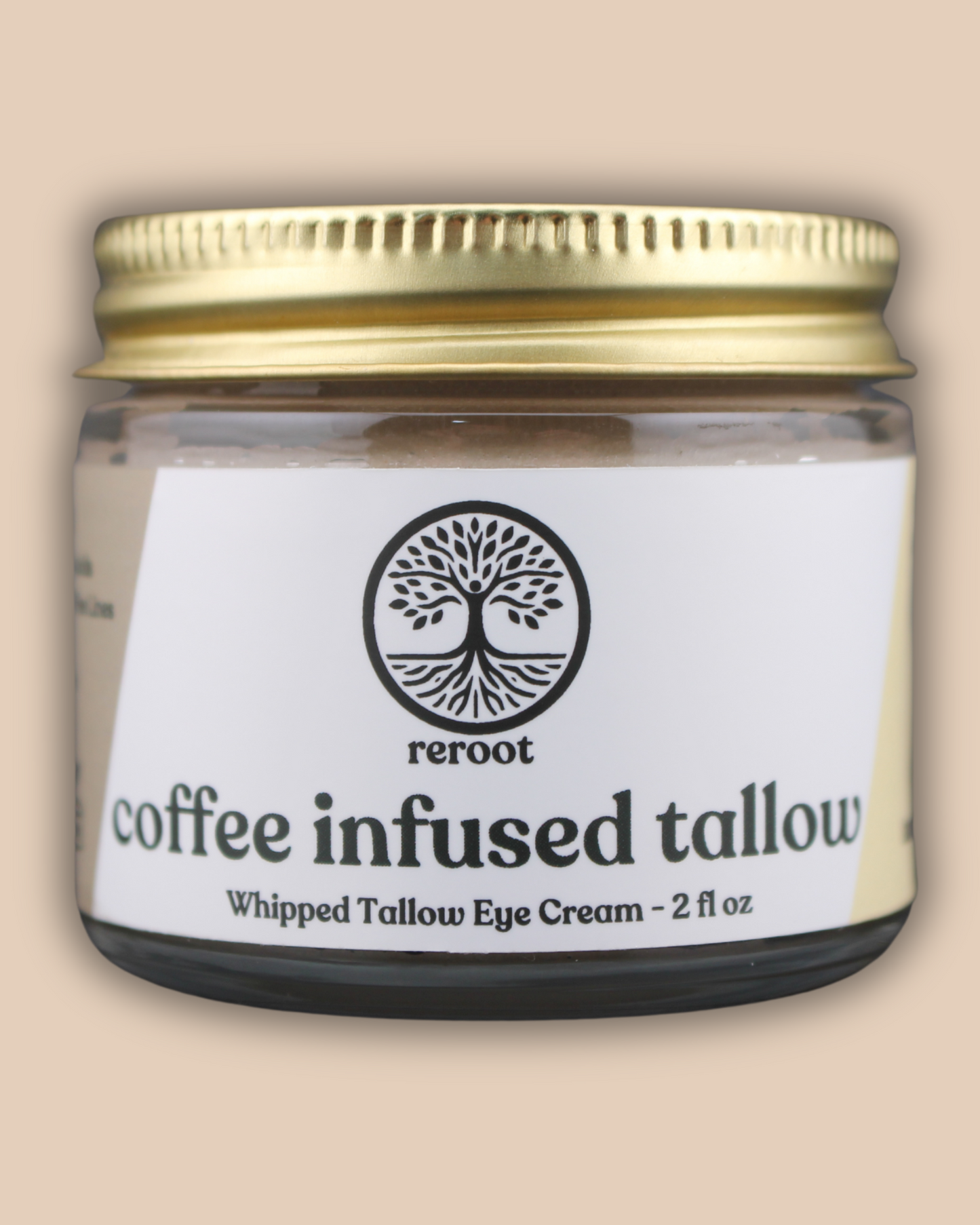 Coffee Infused Tallow Eye Cream - Wake Up Your Eyes