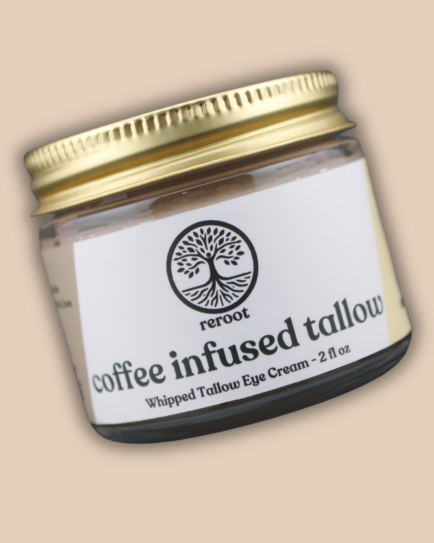 Coffee Infused Tallow Eye Cream - Wake Up Your Eyes