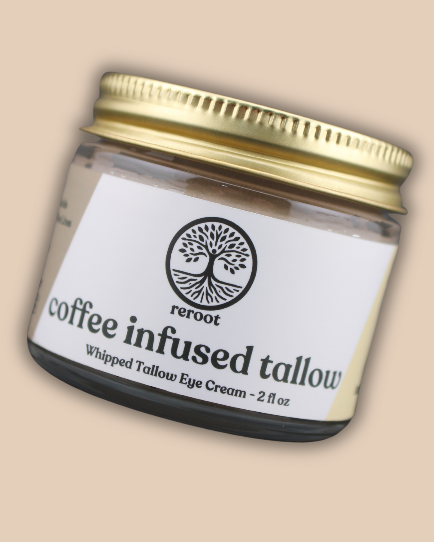 Coffee Infused Tallow Eye Cream - Wake Up Your Eyes