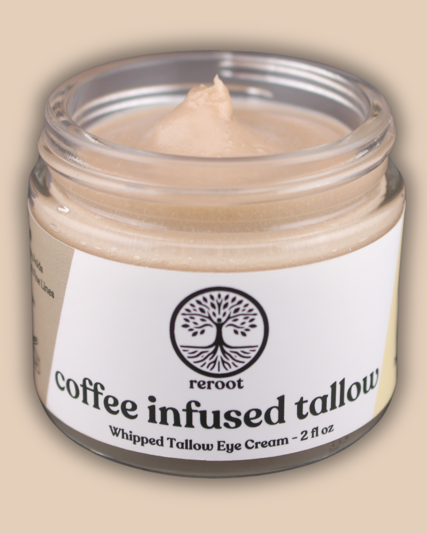 Coffee Infused Tallow Eye Cream - Wake Up Your Eyes