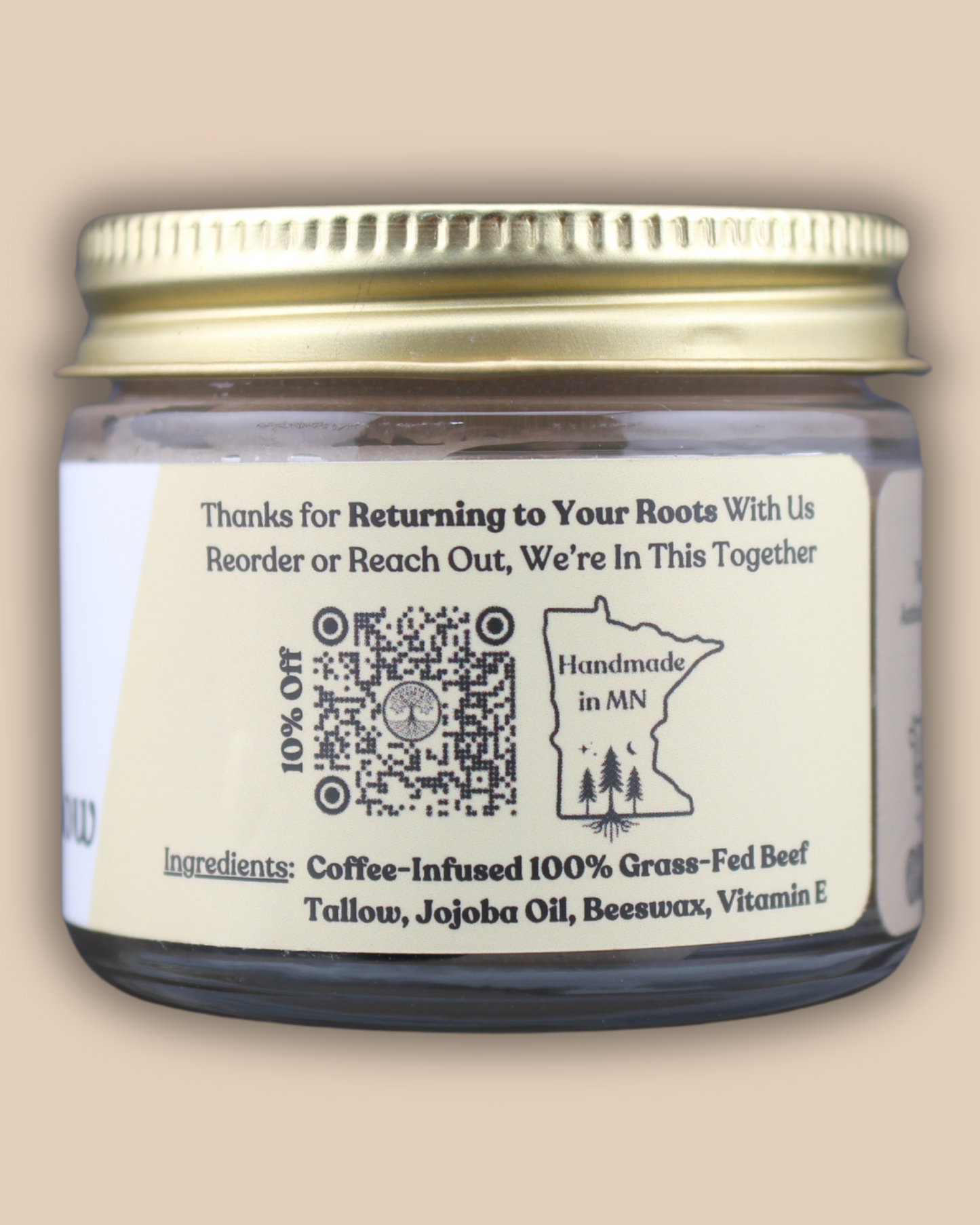 Coffee Infused Tallow Eye Cream - Wake Up Your Eyes