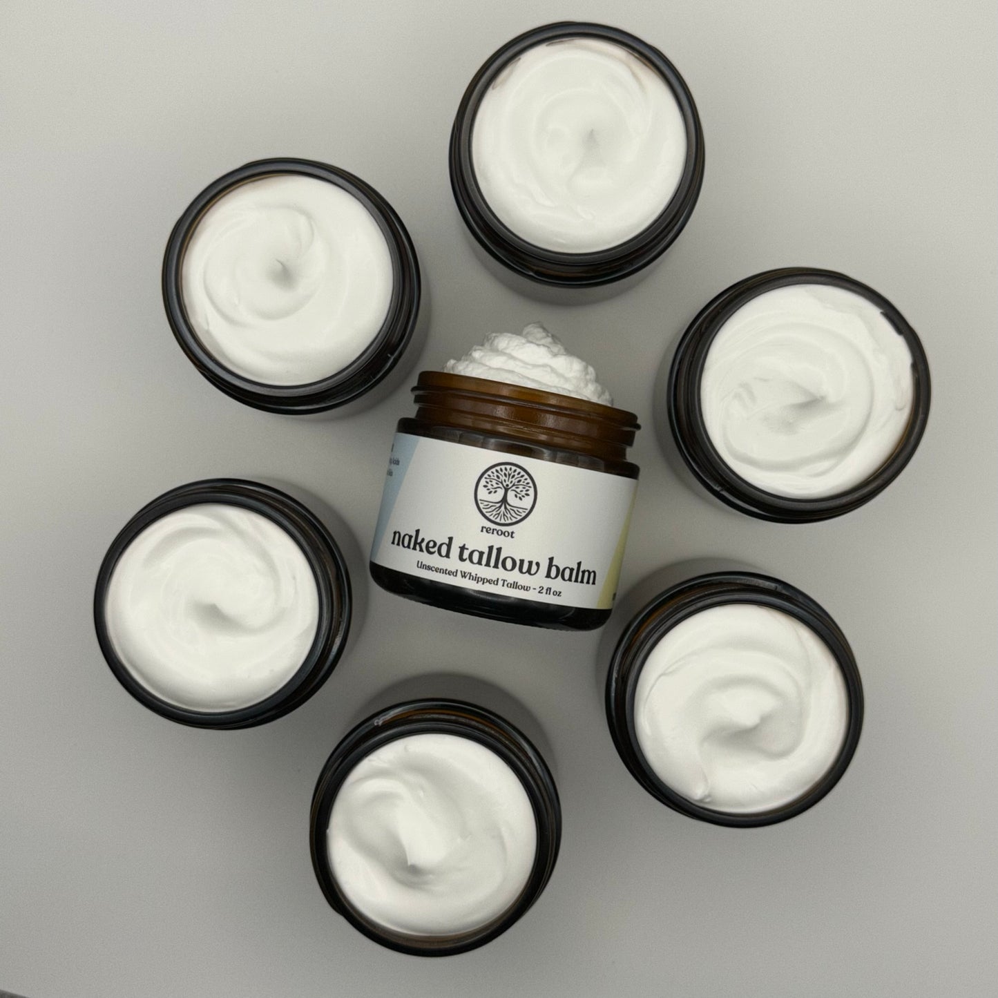 Naked Tallow - 1 Ingredient - 100% Grass-Fed Tallow - Unlimited Uses for All Skin Types