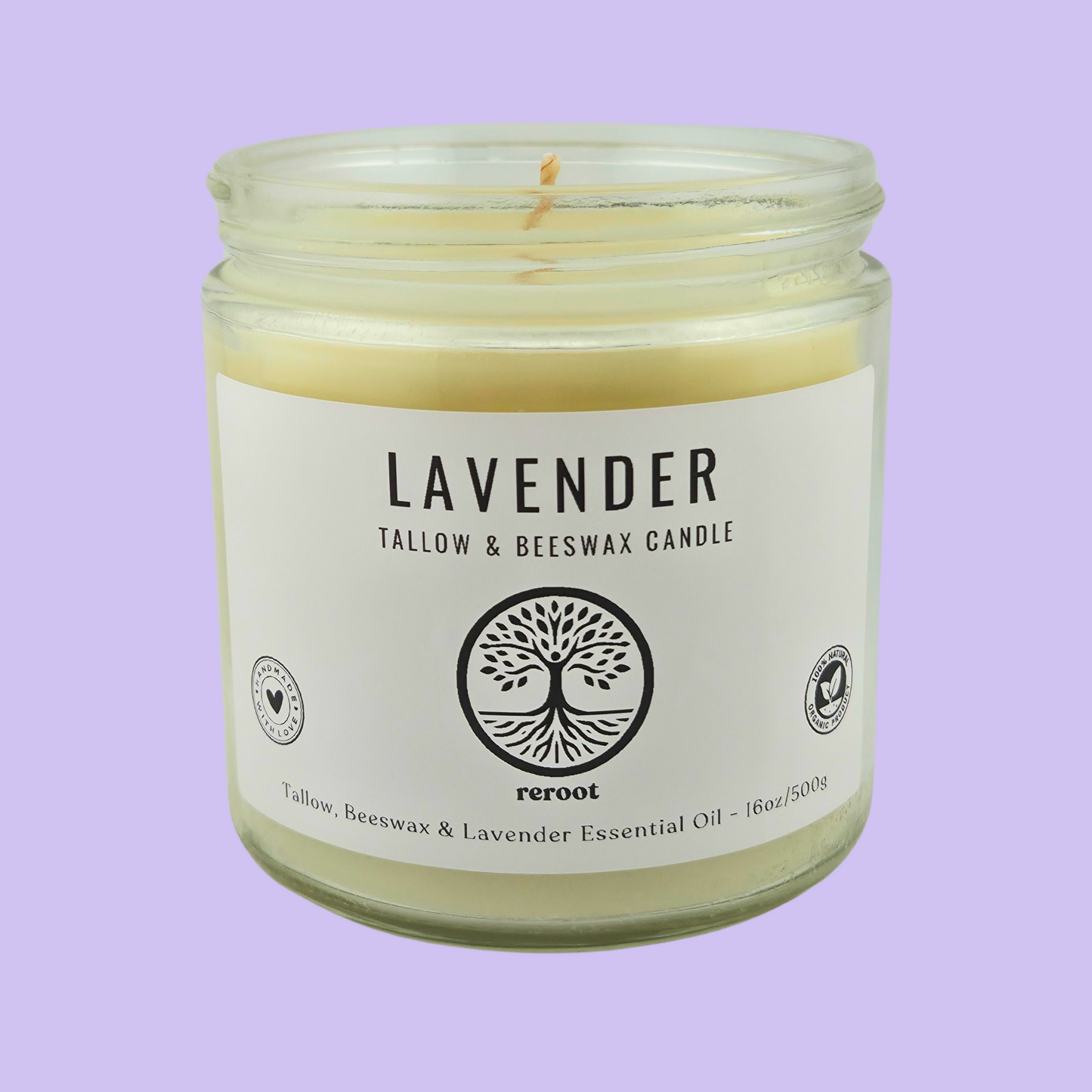 Tallow & Beeswax Candle