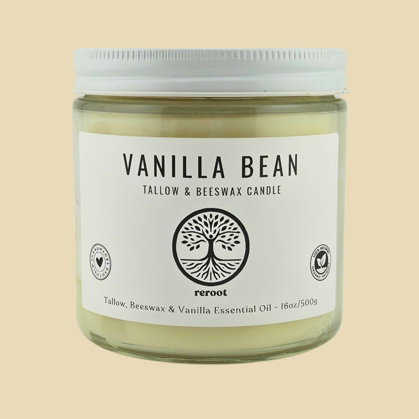 Tallow & Beeswax Candle