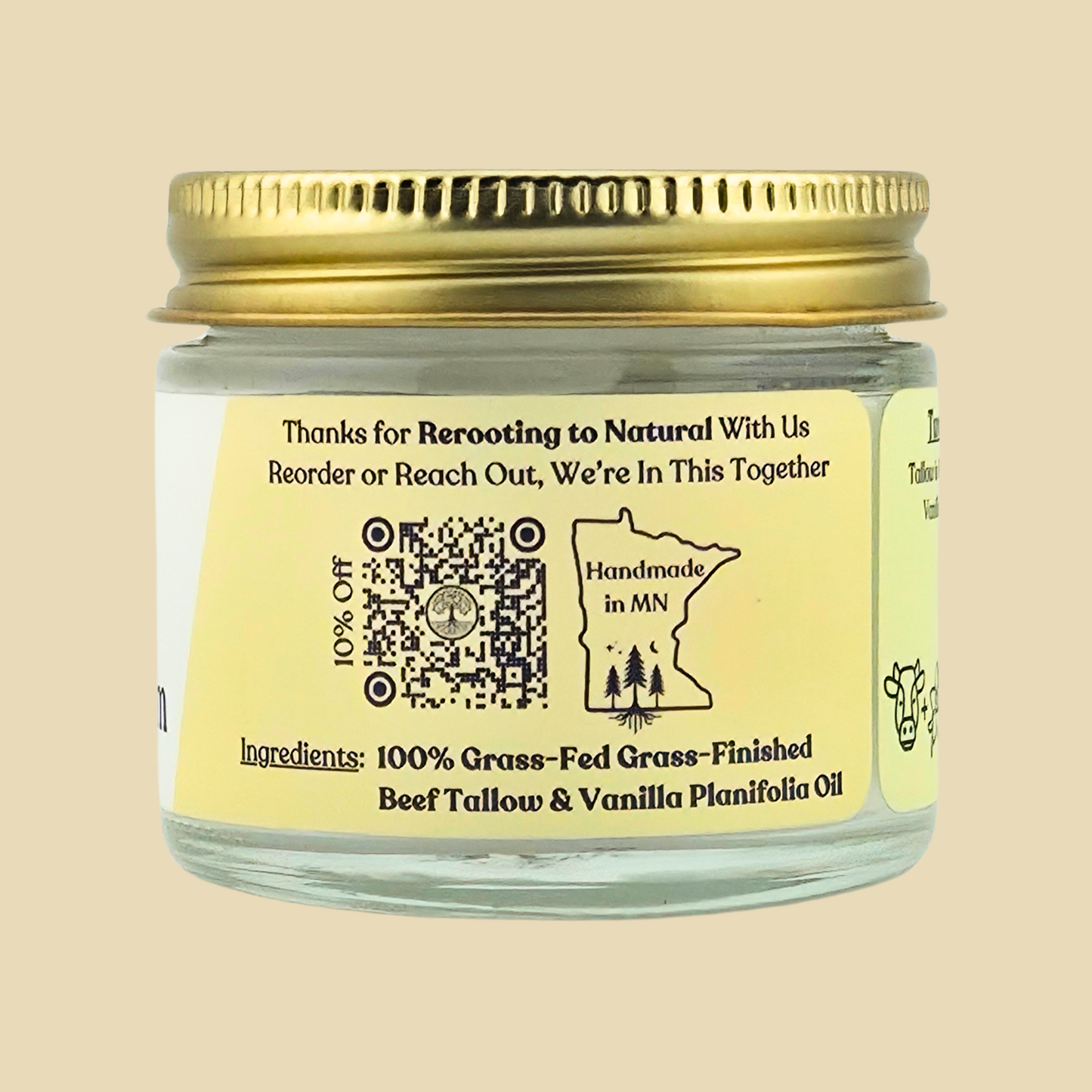 Vanilla Naked Tallow Balm