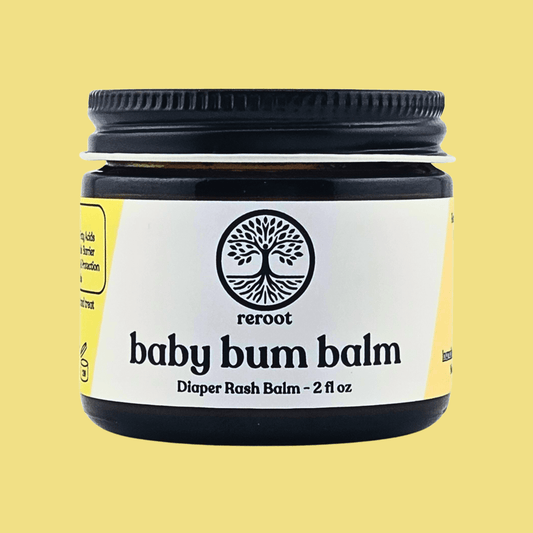 Baby Bum Balm - 3 Natural Ingredients - Reroot Organics