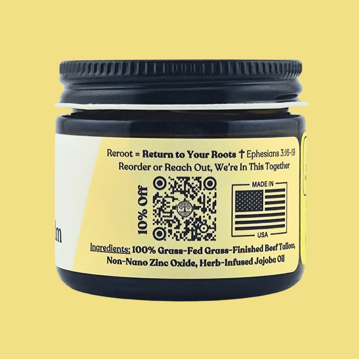 Baby Bum Balm - 3 Natural Ingredients - Reroot Organics