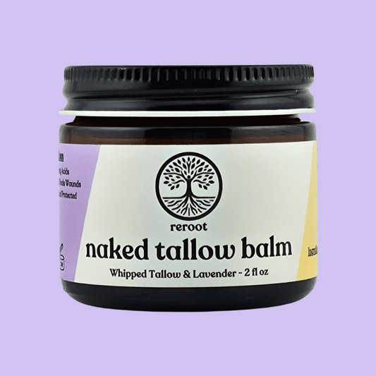 Lavender Naked Tallow Balm - Reroot Organics