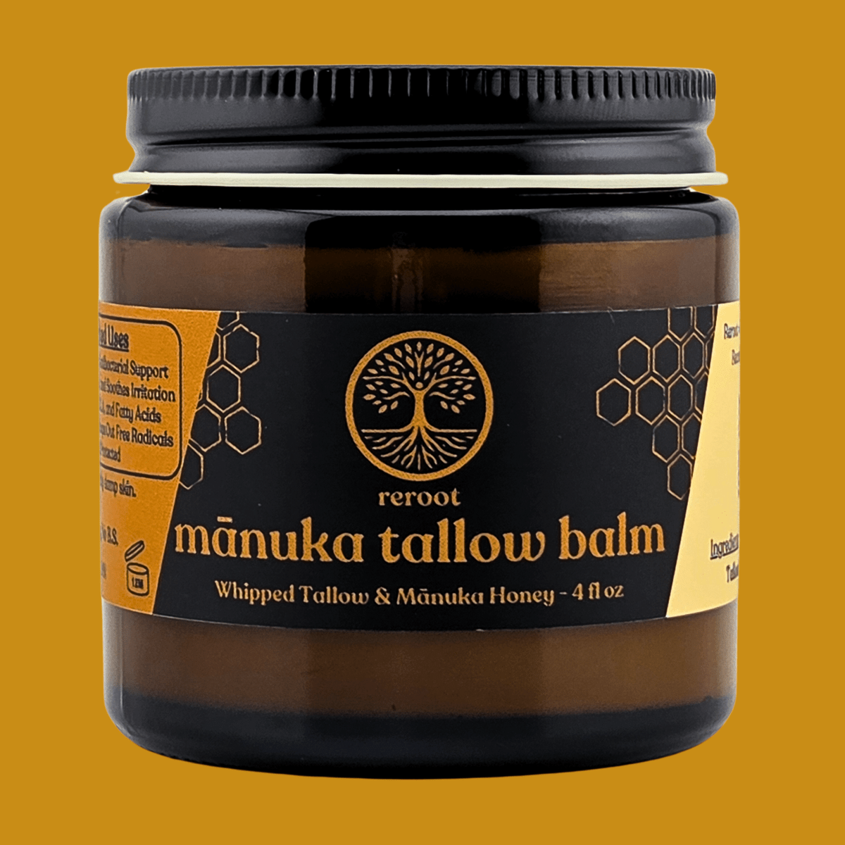 Mānuka Honey Tallow Balm - Reroot Organics