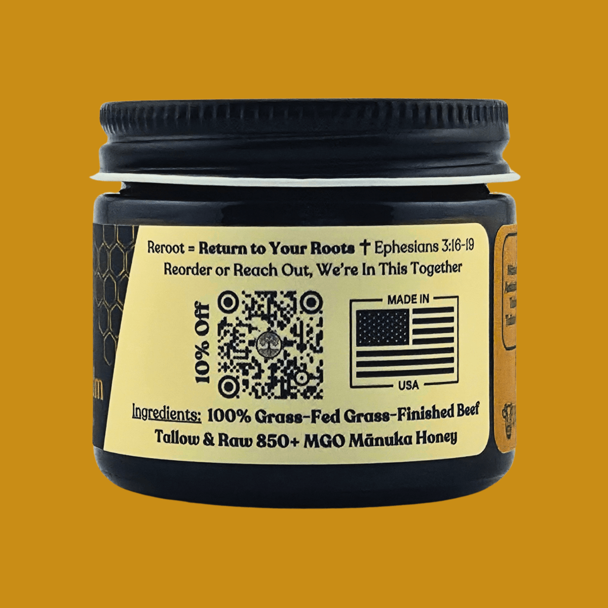 Mānuka Honey Tallow Balm - Reroot Organics