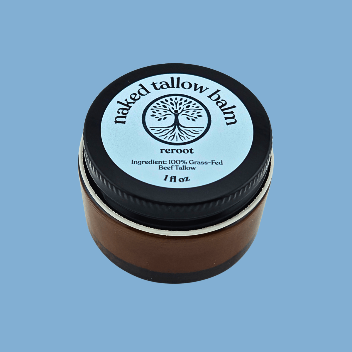 Naked Tallow Balm - Unscented - Reroot Organics
