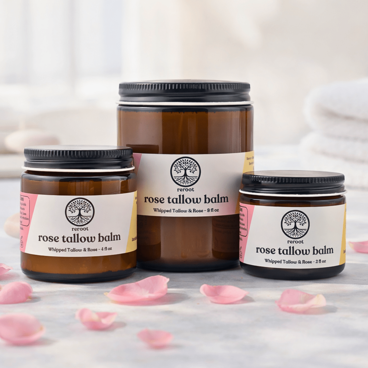 Rose Tallow Balm - Reroot Organics