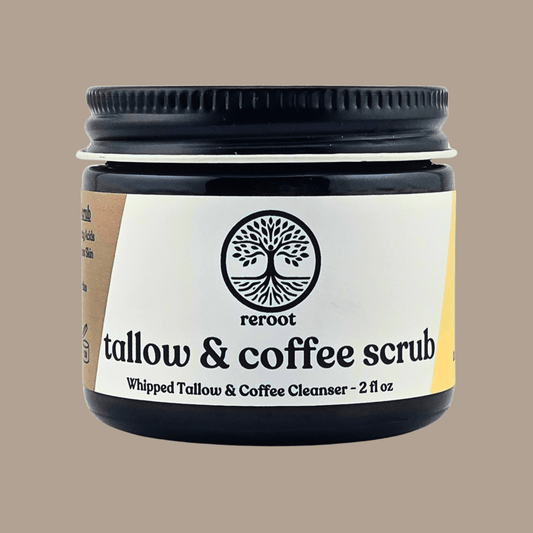 Tallow & Coffee Scrub - Reroot Organics