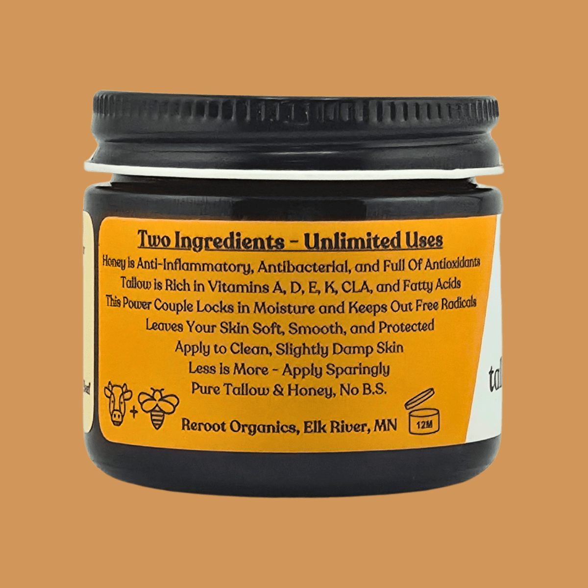 Tallow Honey Balm - Reroot Organics