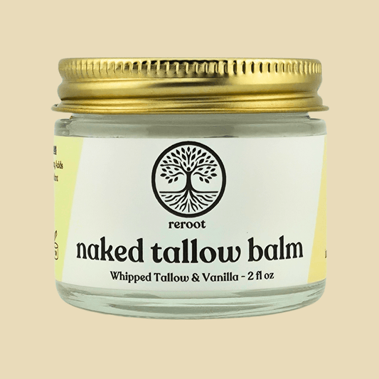 Vanilla Naked Tallow Balm - Reroot Organics