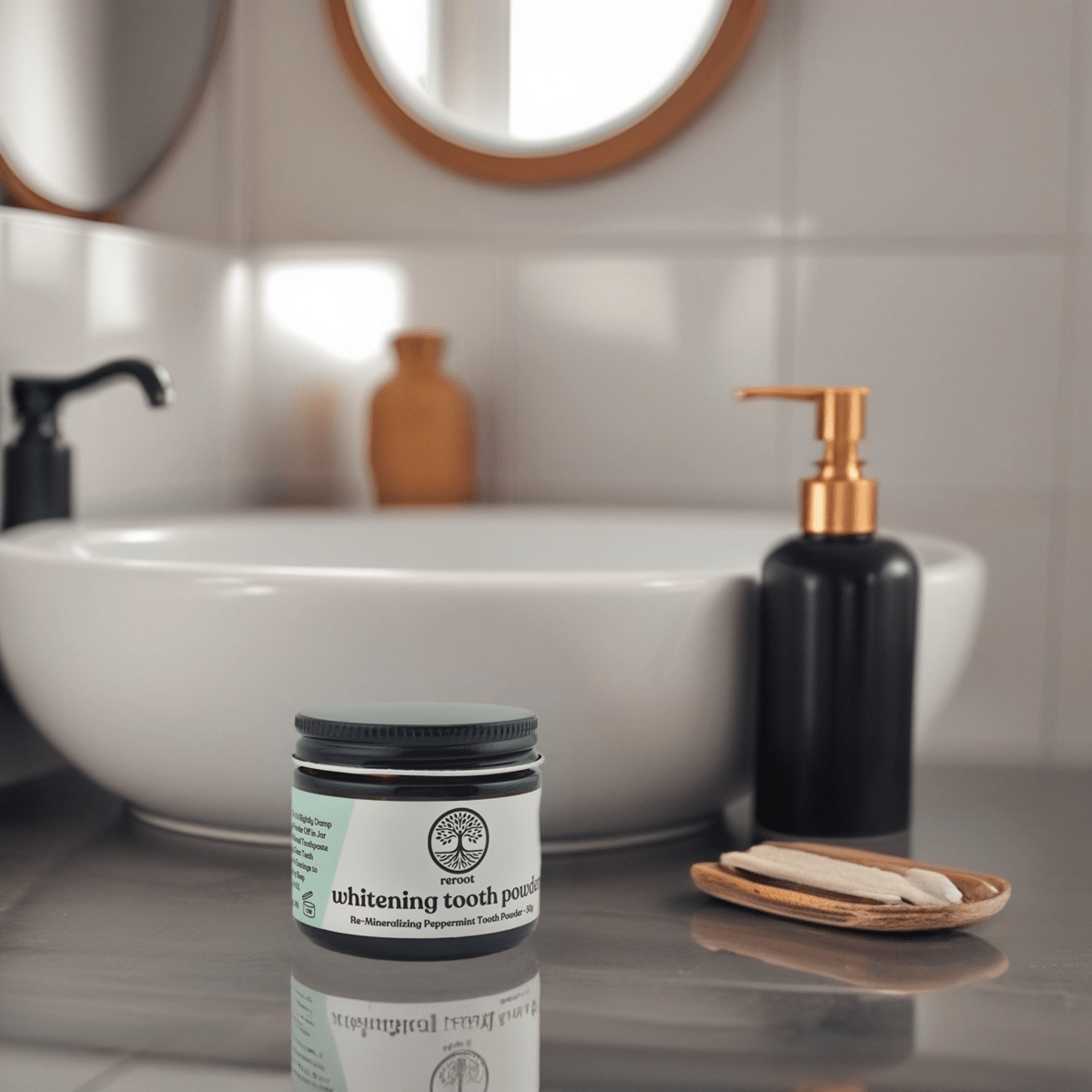 Whitening Tooth Powder - Reroot Organics