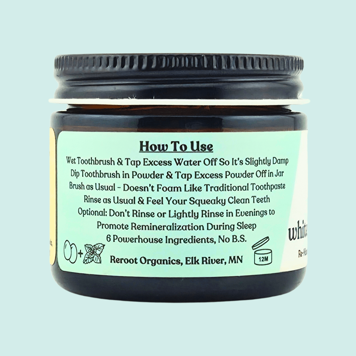 Whitening Tooth Powder - Reroot Organics