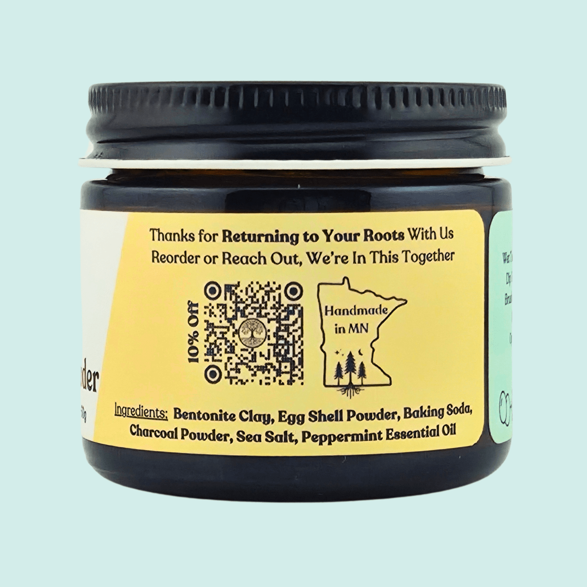 Whitening Tooth Powder - Reroot Organics