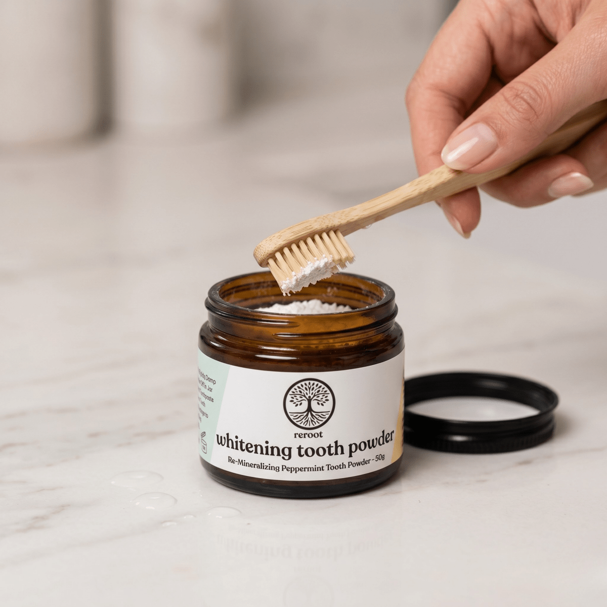 Whitening Tooth Powder - Reroot Organics